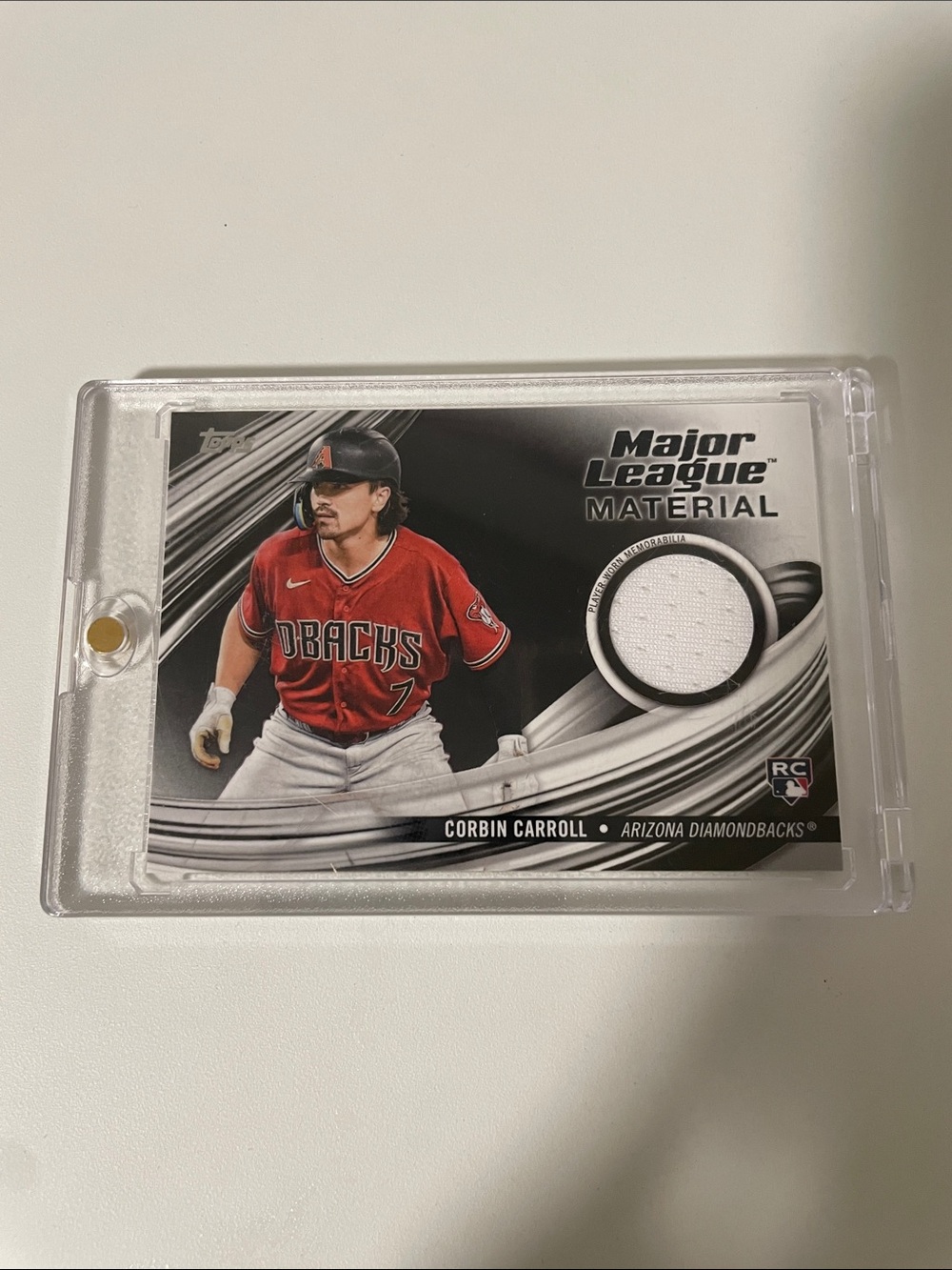 2023 Topps Series 2 Corbin Carroll Major League Material Rookie Relic /199
